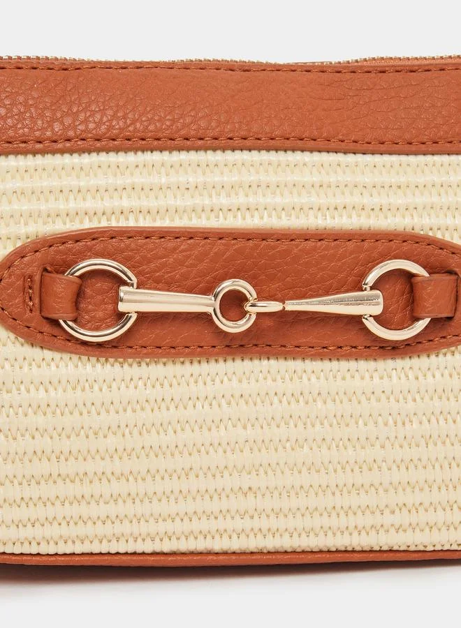 ستايلي حقيبة كتف قش